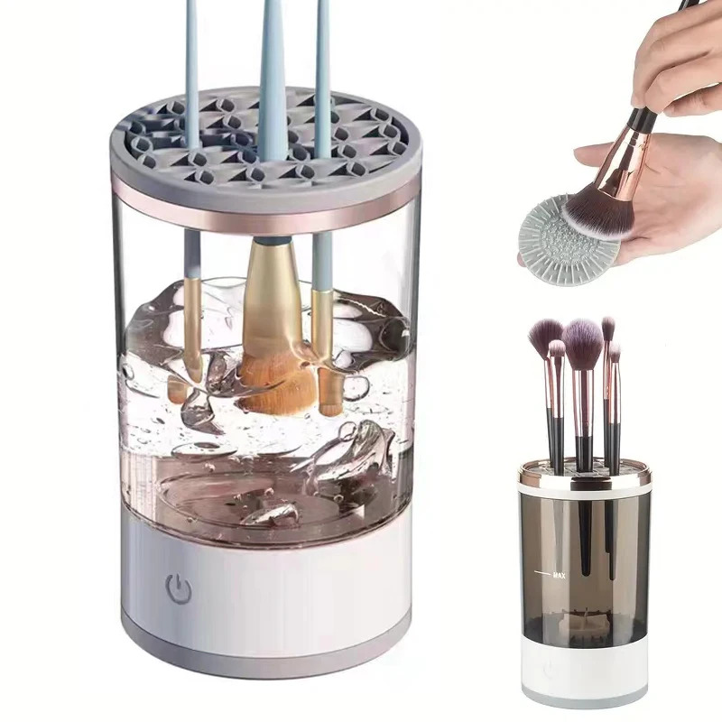 Beauty Makeup Eyeshadow - Pulitore Automatico Elettrico per Pennelli da