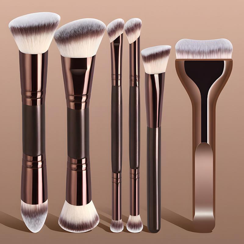 Huda Beauty Makeup Brush Set - Set di Pennelli per Trucco Viso