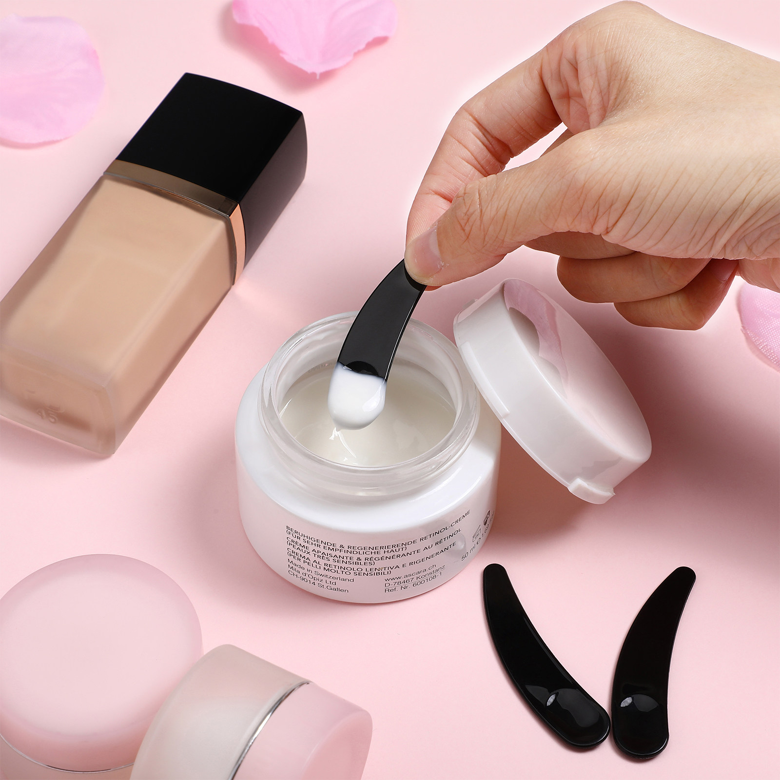Beauty Makeup Cream - 50 Pezzi Spatole per Skincare, Cucchiai