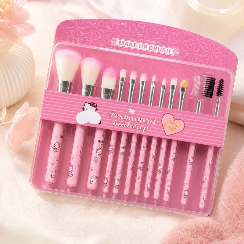 Huda Beauty Makeup Brush Set - Set di 12 Pennelli per il
