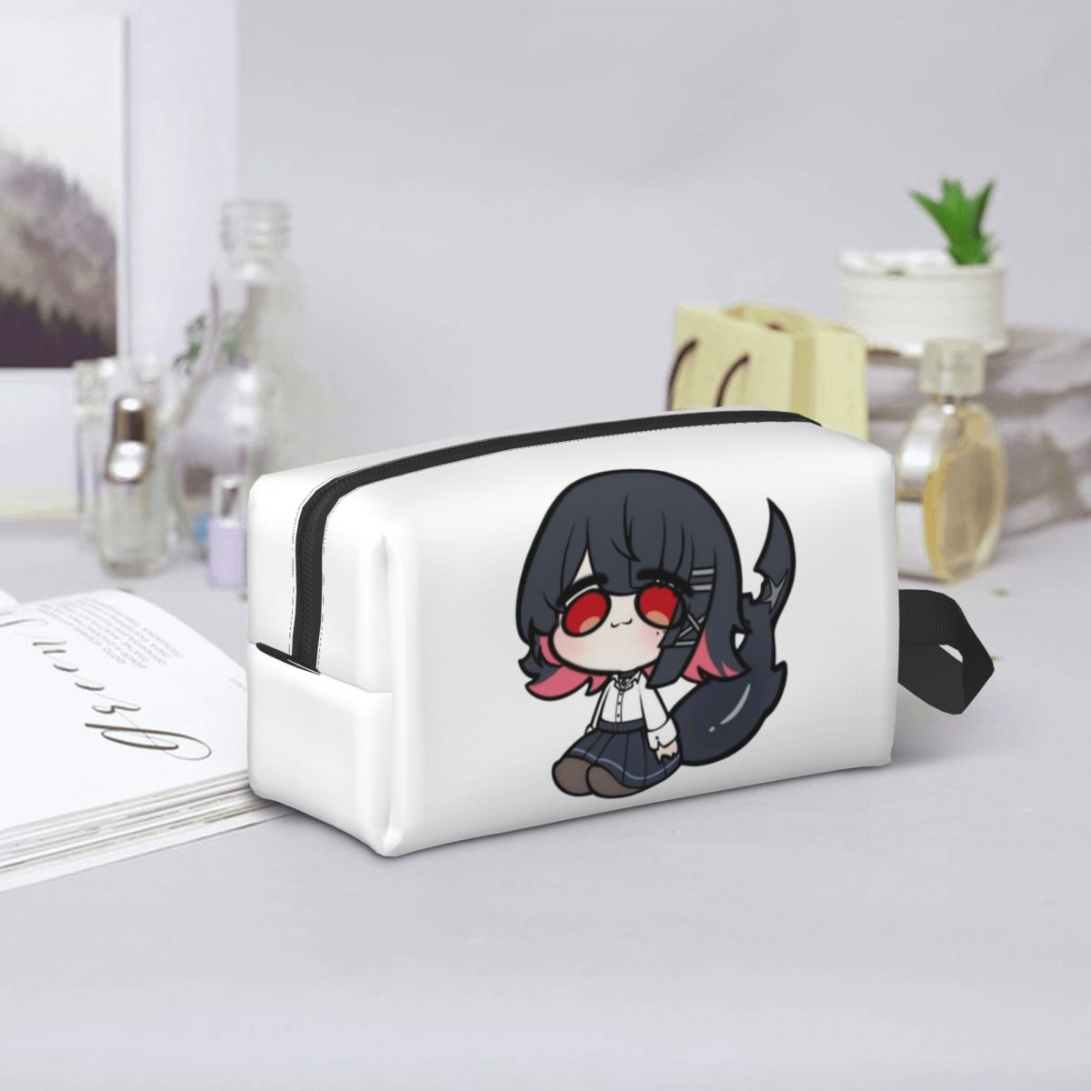 Beauty Zone Makeup - Borsa per il Trucco Anime Zenless
