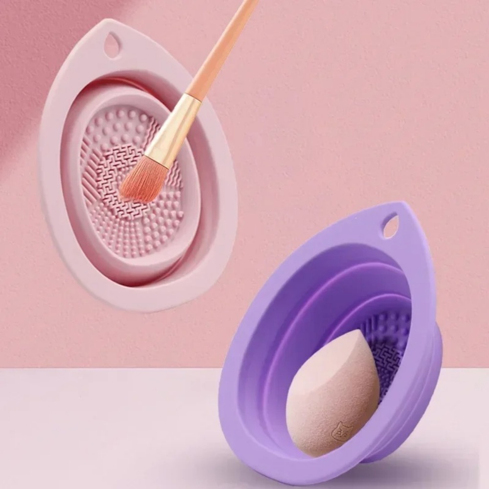 Beauty Makeup Sponge - Ciotola in Silicone per Pulizia Pennelli