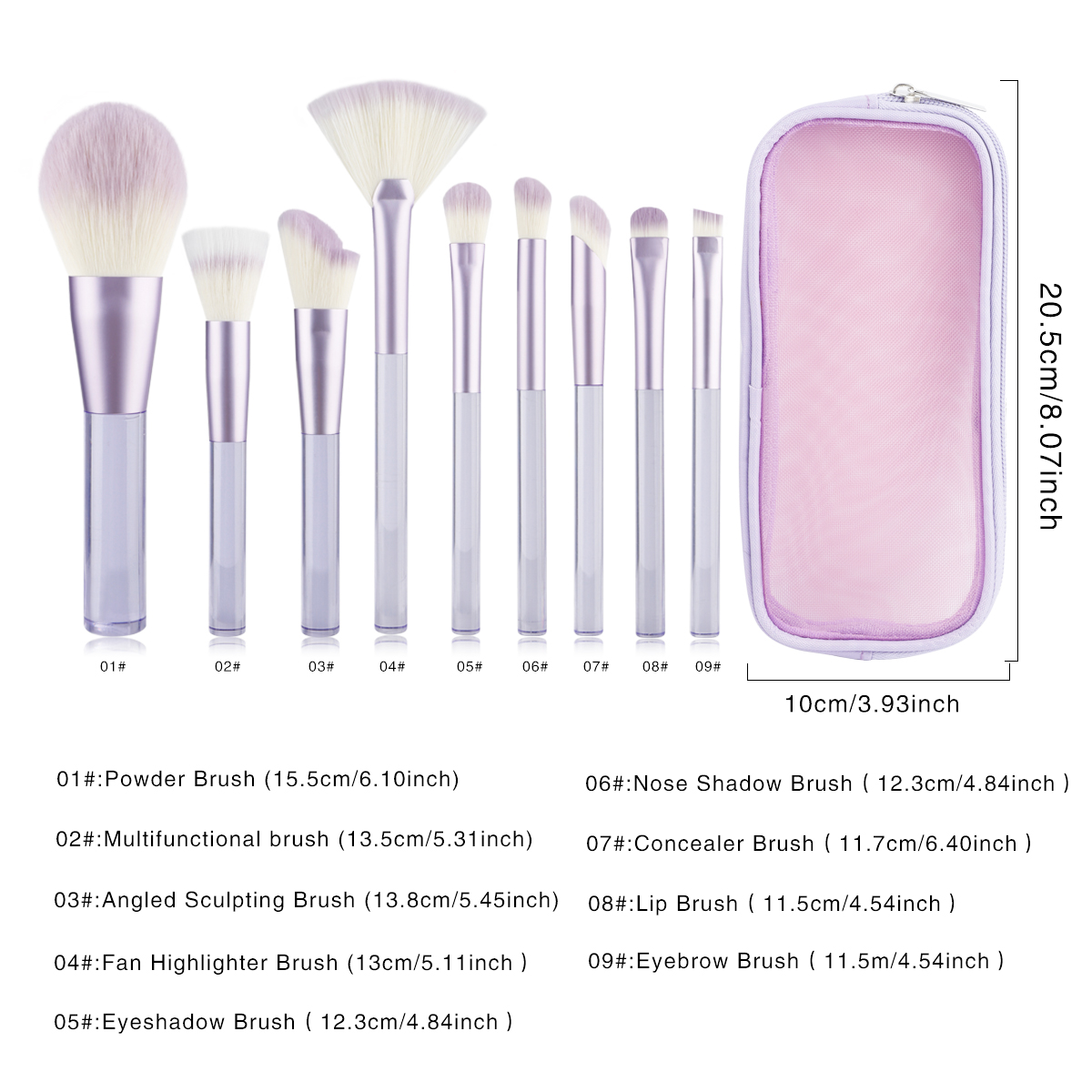 Set di 9 Pennelli da Trucco Su - Huda Beauty Makeup Brush Set recensione e prezzo