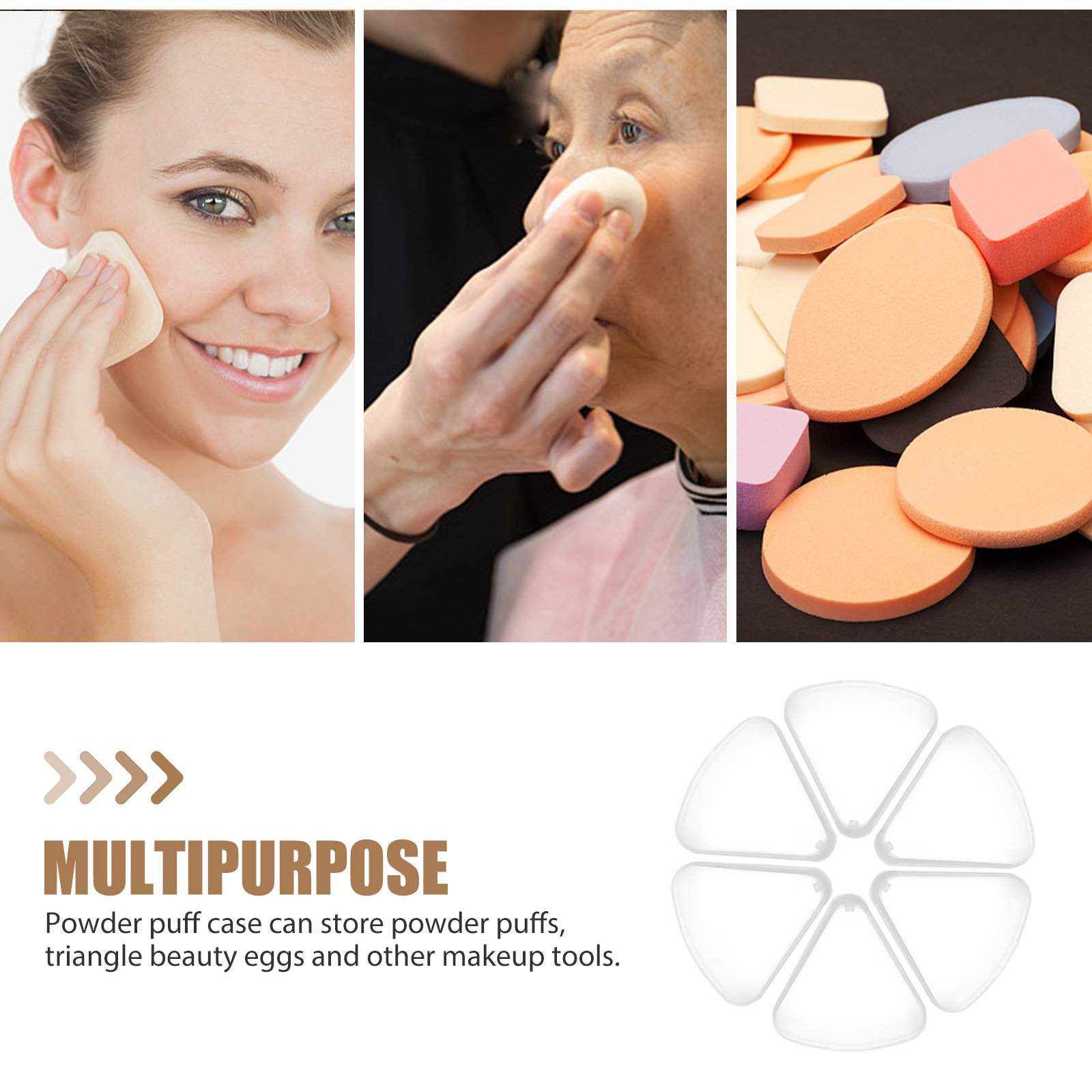 Set di 6 Custodie Salvaspazio  - Beauty Makeup Sponge recensione e prezzo