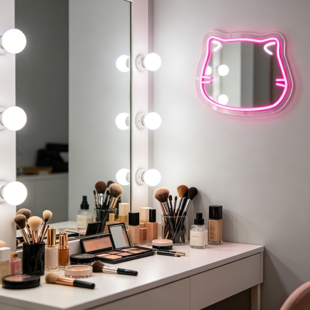 Insegna al Neon LED Dimmerabil - Beauty Makeup Girl Photo recensione e prezzo