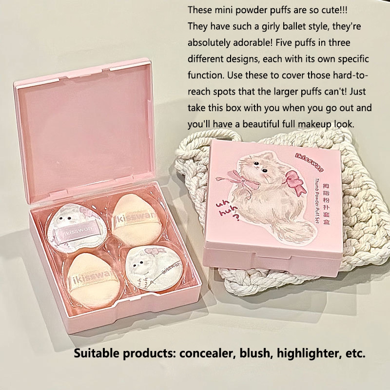 Set di 5 Mini Spugnette per Tr - Beauty Makeup Sponge recensione e prezzo