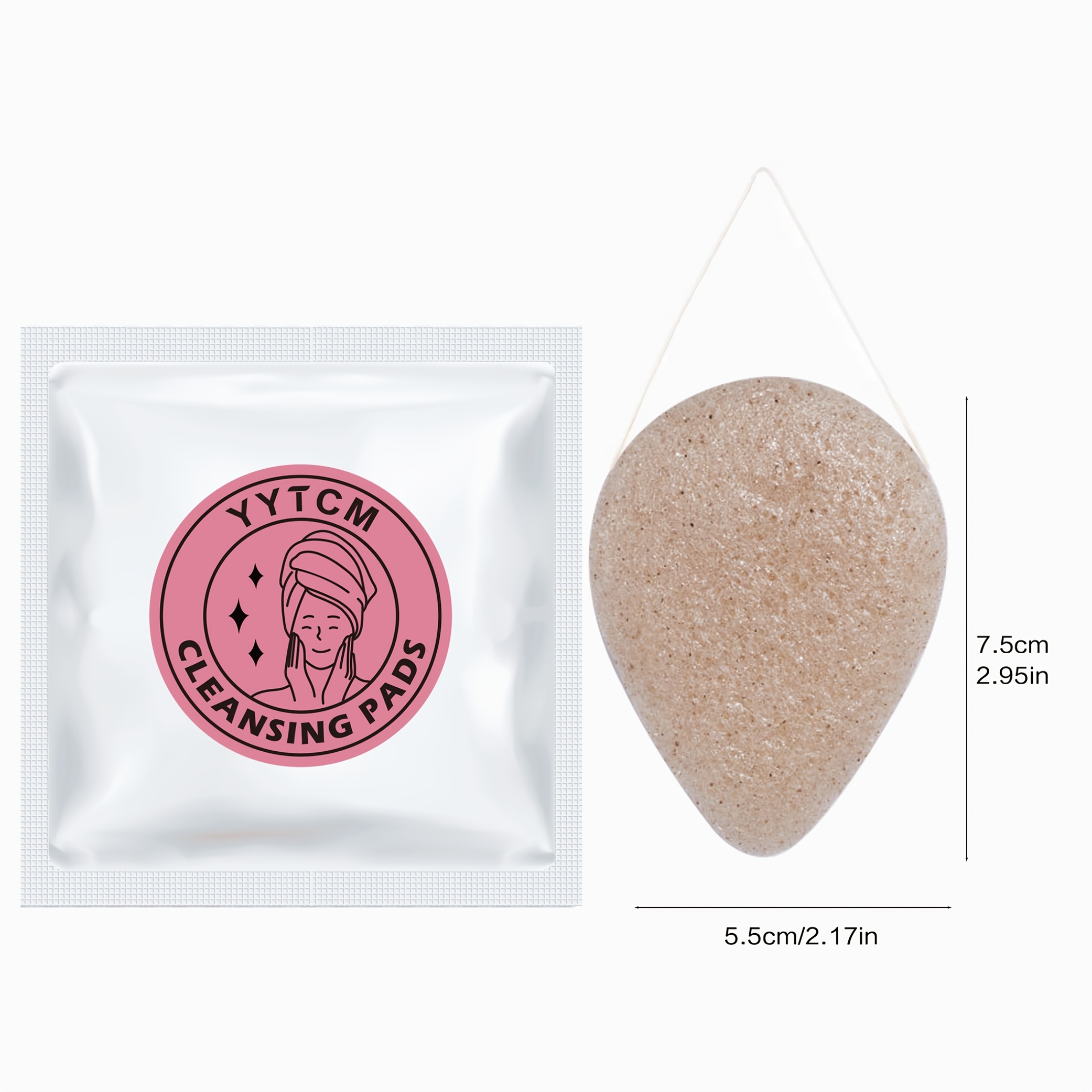 Spugna per il viso Konjac con  - Beauty Makeup Sponge recensione e prezzo