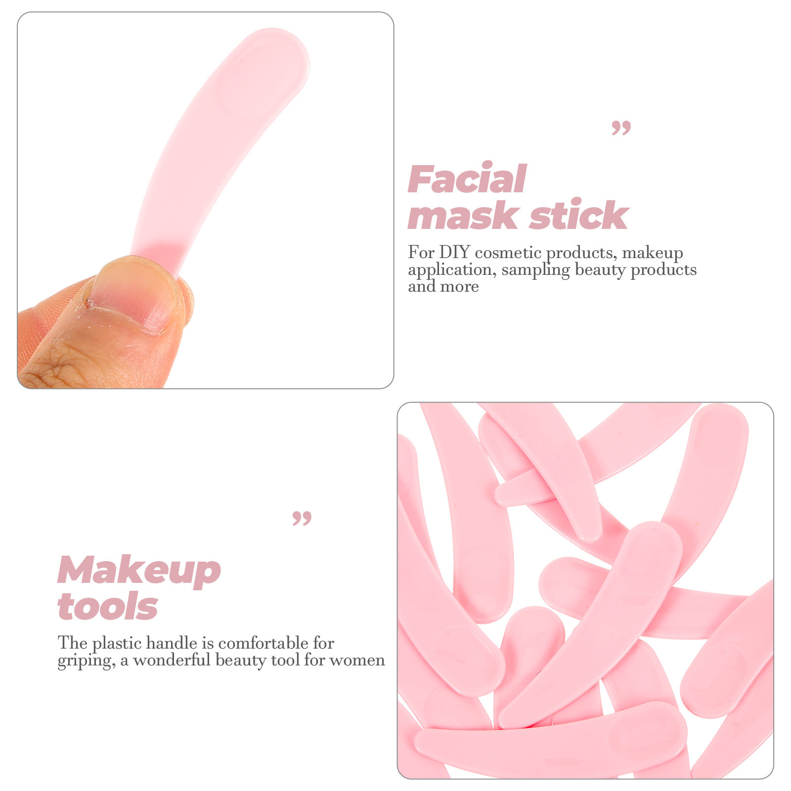 50 Pezzi di Spatole in Plastic - Beauty Makeup Cream recensione e prezzo