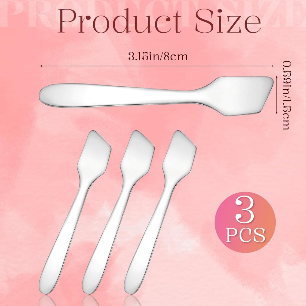 Set di 3 Mini Spatole in Accia - Beauty Makeup Cream recensione e prezzo